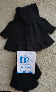 2 Pair Fingerless Mittens Gloves - Picture 1 of 1