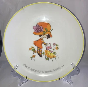1973 Mopsie Love Is Good For Growing Things Decorative Collectors Edition Plate - Picture 1 of 4