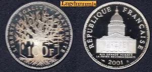 BE 2001 100 Francs Panthéon 2001 BE FDC 35000 Exemplaires Provenant du coffret - Foto 1 di 1