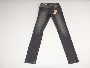 Decree Women's Low Rise Super Skinny Jeans Size 1 NWT Gray Stretch 32" Inseam - Picture 1 of 6