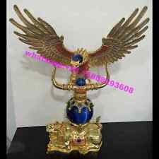 59cm Chinese Gold Eagle Three colors ball metal Crafts for Home Decoration