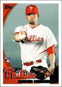 2010 Topps #424 David Herndon   Rookie Philadelphia Phillies