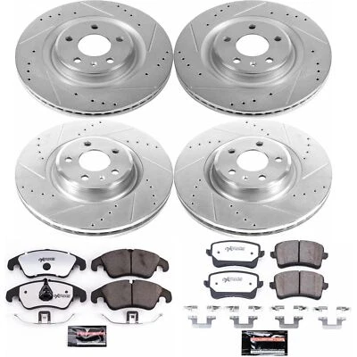 Kit de frenos de disco PowerStop - Delantero y trasero - Se adapta a Audi Q5 2013-2016, Audi S4 2012 Foto 1 de 4