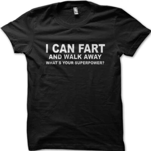 Camiseta I Can Fart and Walk Away Broma Divertida Papá Padre Regalo Camiseta 09089 - Imagen 1 de 11