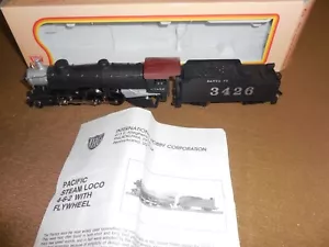 HO TRAIN IHC 4-6-2 PACIFIC M9901 ATSF SANTA FE A.T.&S.F. SANTA FE TENDER - Imagen 1 de 16