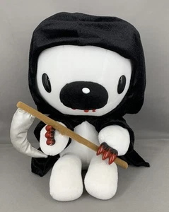 Peluche Chax-GP Oso Sombrío CGP-081 Halloween Parca Blanco 11.5" etiquetas RARO - Imagen 1 de 13