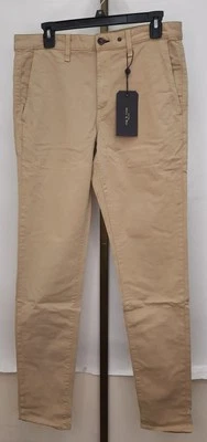 Rag & Bone M1724O060BEI Men's Dress Pants Chino Fit 1 Extra Slim Beige Size 33 - Image 1 of 4