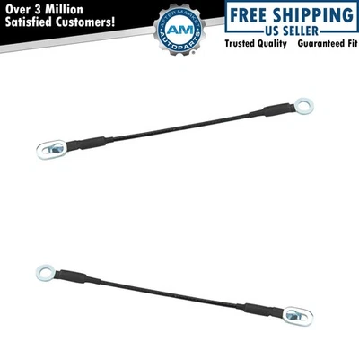 Tailgate Cables Pair Set for 88-02 Chevy GMC C/K 1500 2500 3500 Pickup Truck - Image 1 of 4