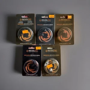 Lot de 5 x4 vis de boîtier PC / vis à molette Revoltec neuves ! - Photo 1/2