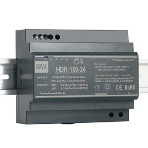 NVVV HDR-150-24 Fuente de alimentación carril DIN 150W 24V 6,25 A, carril DIN - Imagen 1 de 6
