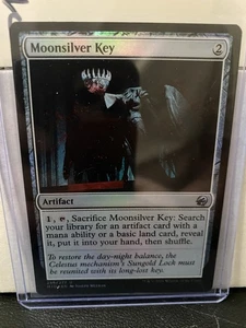 MTG FOIL Moonsilver Key  - Innistrad: Midnight Hunt #255 - Picture 1 of 3