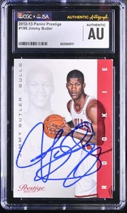 2012-13 Panini Prestige #199 Jimmy Butler signed card CGC - Picture 1 of 2