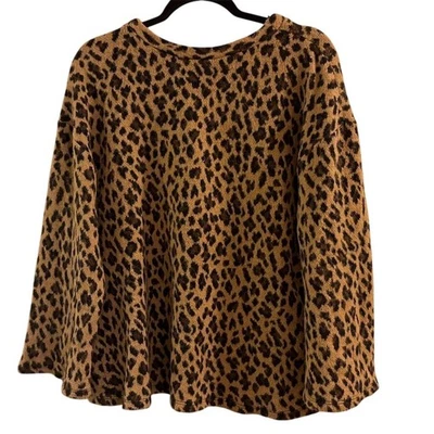 Suéter Pullover Para Mujer Zara Trafaluc Estampado Leopardo Talla L Mobwife Detalle Corbata Foto 1 de 4