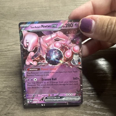 Team Rocket's Mewtwo ex 205 Sv: Scarlet & Violet Promo Cards Holo - Image 1 of 4