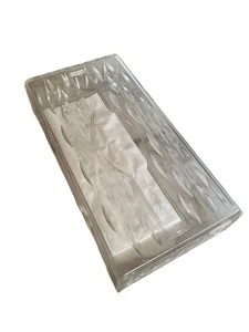 Vintage Mid Century Vanity Acrylic Plastic Lucite Tissue Holder Box MCM 2 Pieces - Picture 1 of 7