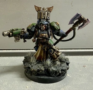 Warhammer 40K Librarian in Terminator Armour - Blood Angels painted grimdark - Picture 1 of 2