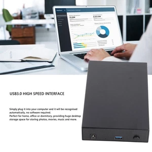External Hard Drive 3.5 Inch USB3.0 High Speed Interface Desktop Hard Disk GDB - Photo 1/21