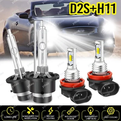 Faro antiniebla alto/bajo delantero HID para Infiniti QX56 2011 2012 2013 4x bombillas Foto 1 de 4