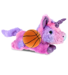 PLUSH BASKETBALL - COTTON CANDY PLUSH - MONDAY PINK UNICORN - Picture 1 of 5