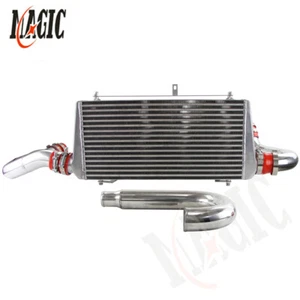Intercooler + Pipe Kit For Mitsubishi Lancer EVO 7 8 9 4G63 CT9A 2.0L 01-05 Red - Picture 1 of 9