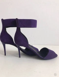 GIUSEPPE ZANOTTI Suede Ankle Strap Pumps Size 37IT/7US MSRP $795 - Picture 1 of 17