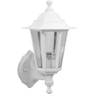 Outdoor White Wall Lantern Security Light Front Door Victorian Style Garden IP33 - Picture 1 of 5