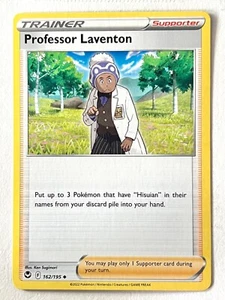 Professor Laventon 162/195 Uncommon Silver Tempest - Pokemon TCG - Near Mint NM - Picture 1 of 4