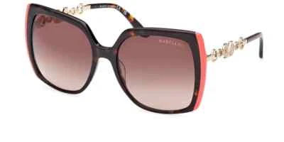 Guess by Marciano GM00005 92W Dark Tortoise-Pink/Gradient Grey Sunglasses - Image 1 of 3