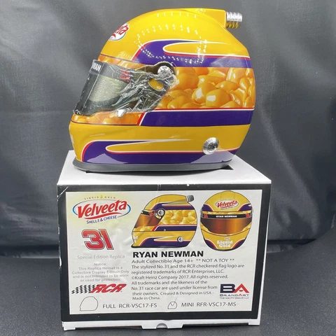 Ryan Newman 2017 Velveeta Replica NASCAR Mini Helmet - Richard Childress Racing Cover