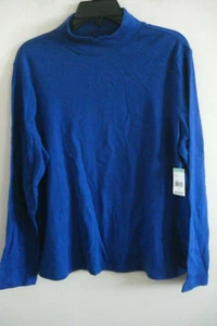 Ladies Petite Turtleneck Blue Size XLP New - Picture 1 of 1