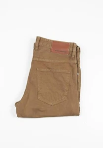 186 Hugo Boss Dark orange, beige Men Jeans size 33/34 - Picture 1 of 7