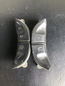 00-05 Mercedes W220 S500 S430 CL500 Black Steering Wheel Control Buttons OEM - Picture 1 of 10