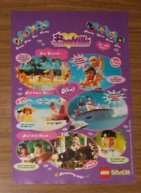 Rare Advertising LEGO Belville 5841 Beach Fun 5648 Luxury Yacht 1998