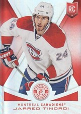 2013-14 Totally Certified Hockey Mirror Platinum Red #189 Jarred Tinordi 21/25