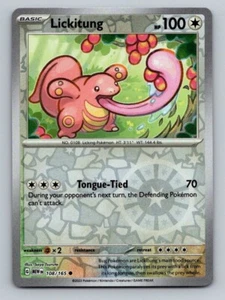 SV: Scarlet & Violet 151 #108/165 Lickitung Reverse Holo - Picture 1 of 1