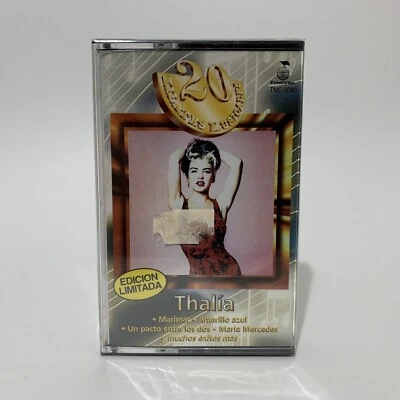 Thalia Cassette 20 Kilates Musicales 1996 Fonovisa USA Pressing Rare Brand New - Image 1 of 3