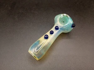 4" Glass Tobacco Smoking Hand Pipe Hand Made Tobacco Pipe - Picture 1 of 6