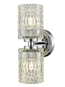 GW15325-P91-Dale Tiffany Giada Crystal Wall Sconce - Picture 1 of 3