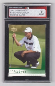2001 Upper Deck Golf Sergio Garcia Rookie RC card #3 - KSA 9 - Bild 1 von 2