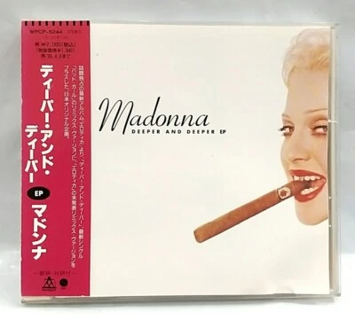 (CD) Madonna ‎– Deeper And Deeper EP, WPCP 5244, 12 Tracks, EP, Obi, Rare. - Image 1 of 4