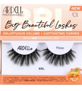 Brand NEW Ardell Big Bold Beautiful BBL Strip Lashes (Thicc) W/ Duo Adhesive - Picture 1 of 3