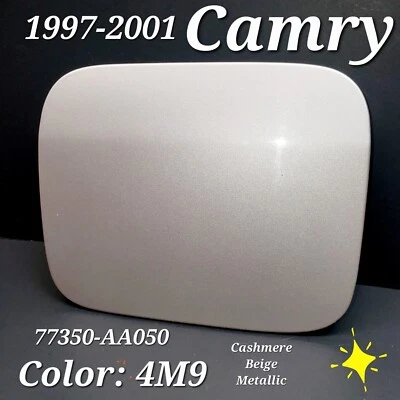 97 98 99 2000 01 Tapa de llenado de combustible genuina Toyota Camry cubierta de puerta de gas 4M9 beige Foto 1 de 4