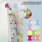 60/120Pcs Personalized Planner Index Label Sticker Writable Book Pages Markers