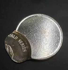 ERROR San Francisco EARTHQUAKE 1989 World Series 1oz 999 FINE Silver round - Picture 1 of 4