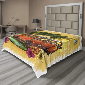 Surfen Bettlaken Hippie Old Exotic Bus - Bild 1 von 7