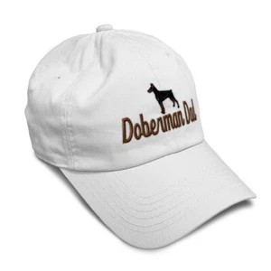 Soft Women Baseball Cap Doberman Dad Embroidery Dad Hats for Men Buckle Closure - Picture 1 of 55