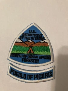 Bureau of Indian Affairs patch - Pueblo of Picuris, new but has small stain - Picture 1 of 1