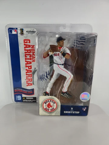 Nomar Garciaparra Boston Red Sox McFarlane Figure White Jersey #5 Fielding Cover