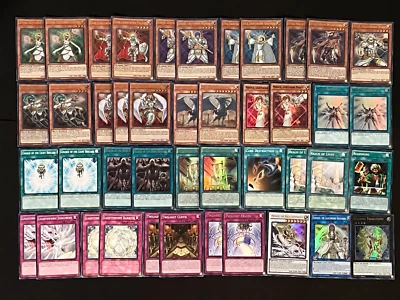 YUGIOH LIGHTSWORN DECK- ULTRA RARE- LYLA- LUMINA- RAIDEN- WULF- FELIS- JUDGMENT - Image 1 of 4