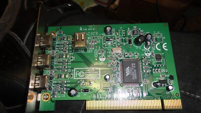 Syba SY-VIA-4FC Firewire IEEE 1394a 4 Port PCI Card - Image 1 of 3